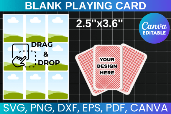 Download Blank Playing Card Canva Template - Blank Collection
