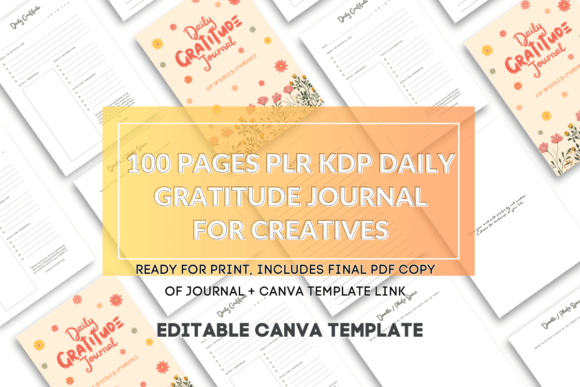 Download PLR Daily Gratitude Journal for Creative - Premium Resources