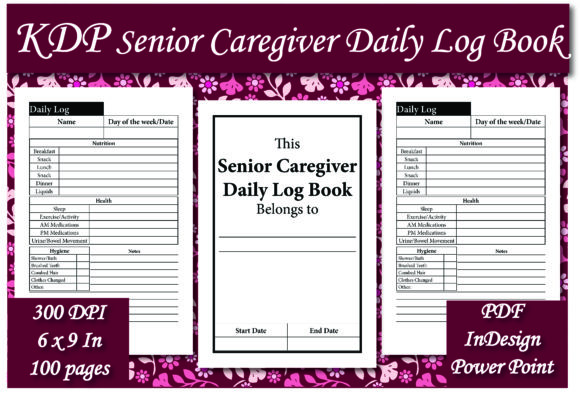 Download KDP Senior Caregiver Daily Log Book - Senior caregiver daily log book Collection