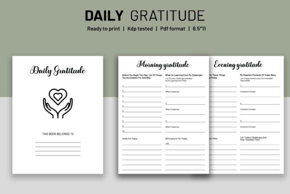 Download Daily Gratitude KDP Interior - Premium Resources